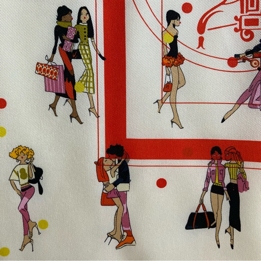 NWT Hermes Ex-Libris Les Parisiennes Silk Scarf - Picture 8 of 16
